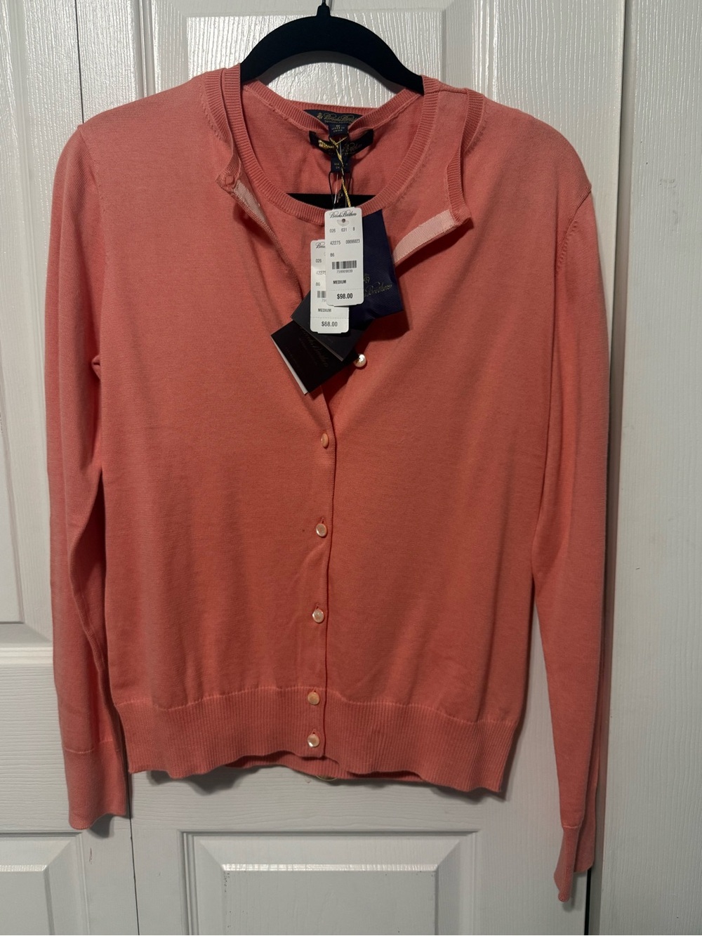 Brooks Brothers Coral Cardigan TwinSet
